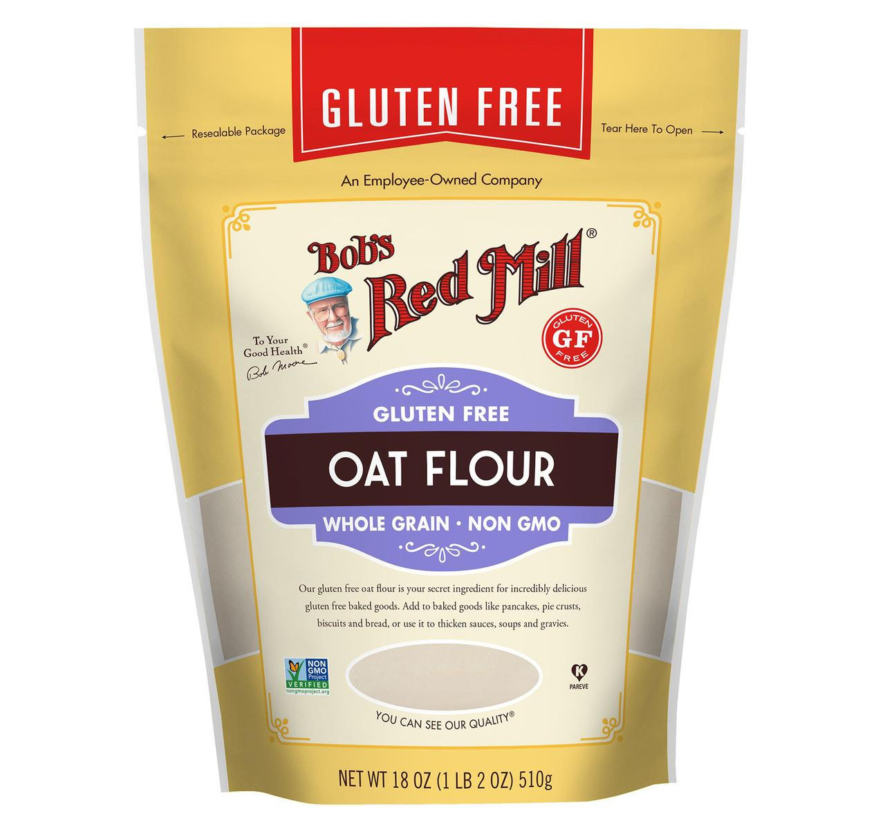 Gluten Free Oat Flour 4/18oz